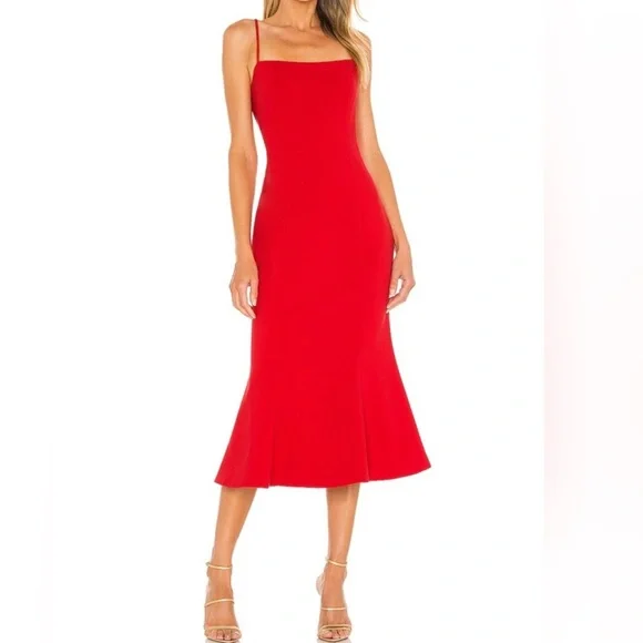 Likely Carter Midi Red Dress Sz.2